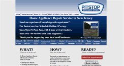 Desktop Screenshot of pitstopappliancerepair.com